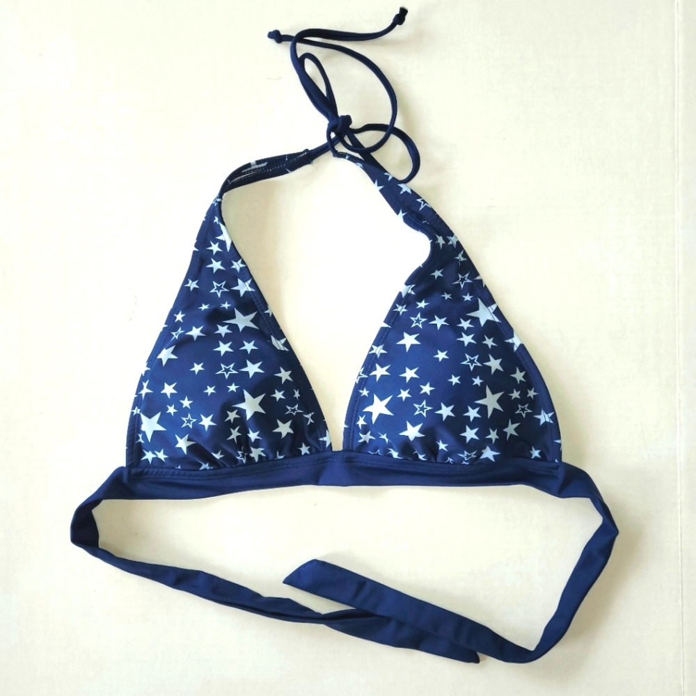 Patriotic Halter Bikini Top